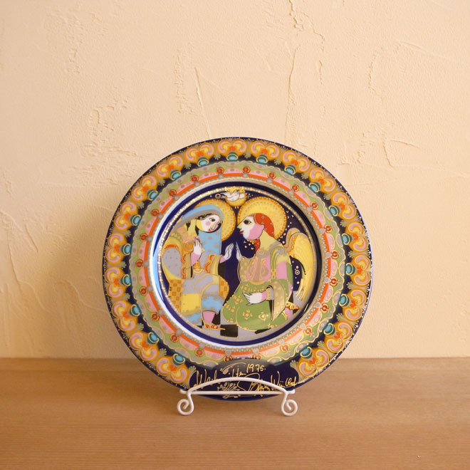 Bjorn Wiinblad / ビョルン・ウィンブラッド ローゼンタール  クリスマスプレート【1975年】 メイン画像