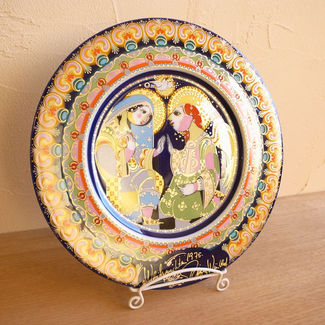 Bjorn Wiinblad / ビョルン・ウィンブラッド ローゼンタール  クリスマスプレート【1975年】 サブ画像1