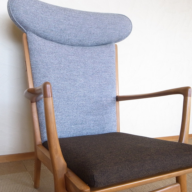 Hans J.Wegner / ハンス・J・ウェグナー APストーレン AP15 イージーチェア【beech】 北欧ビンテージ家具 サブ画像6