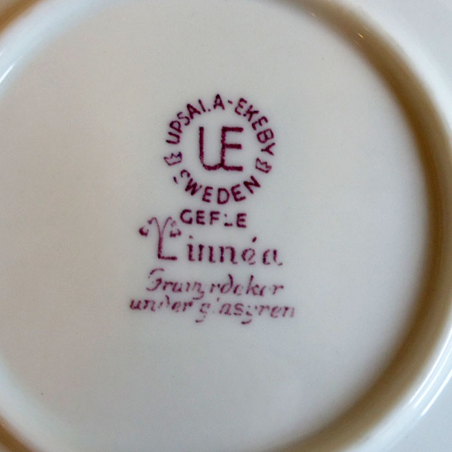ウプサラ・エクビィ Gefle/ゲフレ ティーカップ＆ソーサー サブ画像4