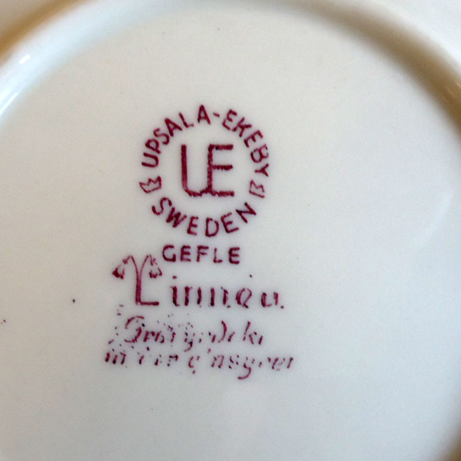 ウプサラ・エクビィ Gefle/ゲフレ ティーカップ＆ソーサー サブ画像4