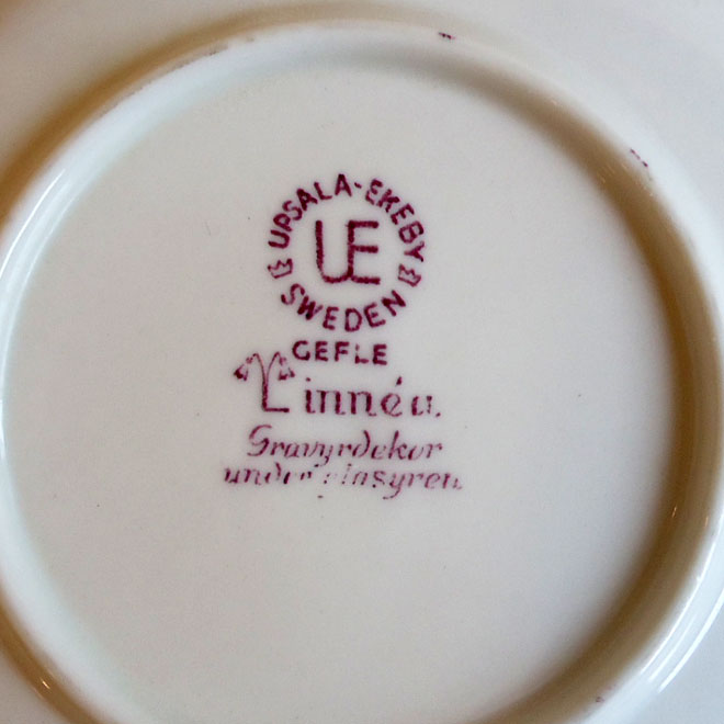 ウプサラ・エクビィ Gefle/ゲフレ ティーカップ＆ソーサー サブ画像4
