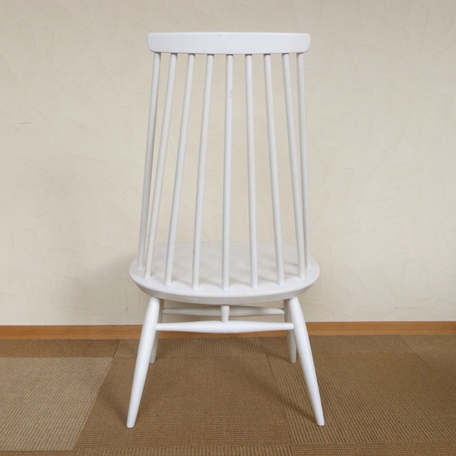 Ilmari Tapiovaara / イルマリ・タピオヴァーラ Edsby Verken Mademoiselle　chair【ホワイト】【バーチ】 北欧ビンテージ家具 サブ画像5