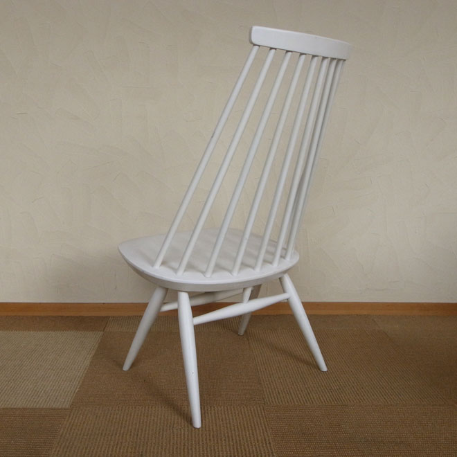 Ilmari Tapiovaara / イルマリ・タピオヴァーラ Edsby Verken Mademoiselle　chair【ホワイト】【バーチ】 北欧ビンテージ家具 サブ画像6