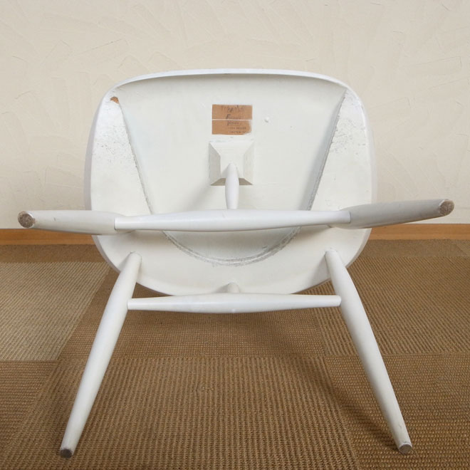 Ilmari Tapiovaara / イルマリ・タピオヴァーラ Edsby Verken Mademoiselle　chair【ホワイト】【バーチ】 北欧ビンテージ家具 サブ画像7