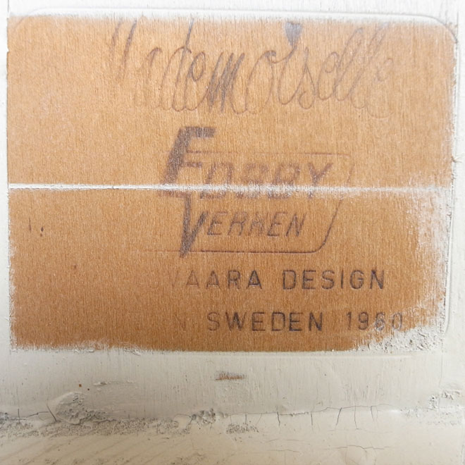 Ilmari Tapiovaara / イルマリ・タピオヴァーラ Edsby Verken Mademoiselle　chair【ホワイト】【バーチ】 北欧ビンテージ家具 サブ画像8