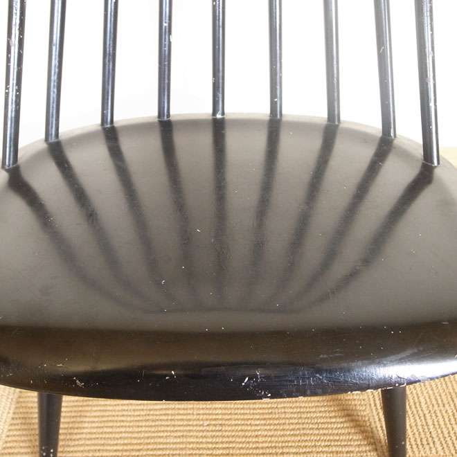 Ilmari Tapiovaara / イルマリ・タピオヴァーラ Edsby Verken Mademoiselle　chair【ブラック】【バーチ】 北欧ビンテージ家具 サブ画像2