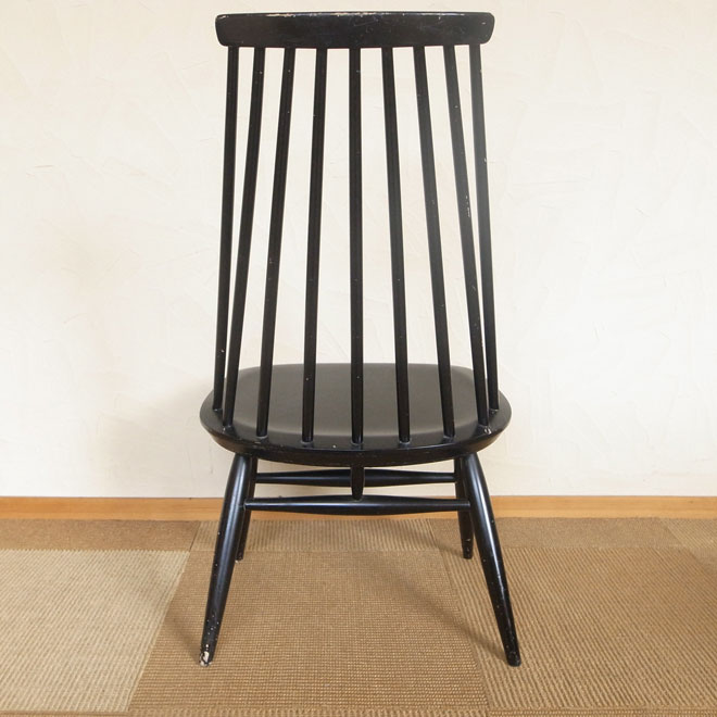 Ilmari Tapiovaara / イルマリ・タピオヴァーラ Edsby Verken Mademoiselle　chair【ブラック】【バーチ】 北欧ビンテージ家具 サブ画像5