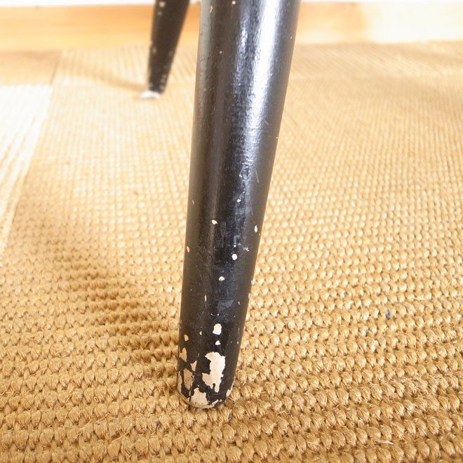 Ilmari Tapiovaara / イルマリ・タピオヴァーラ Edsby Verken Mademoiselle　chair【ブラック】【バーチ】 北欧ビンテージ家具 サブ画像6
