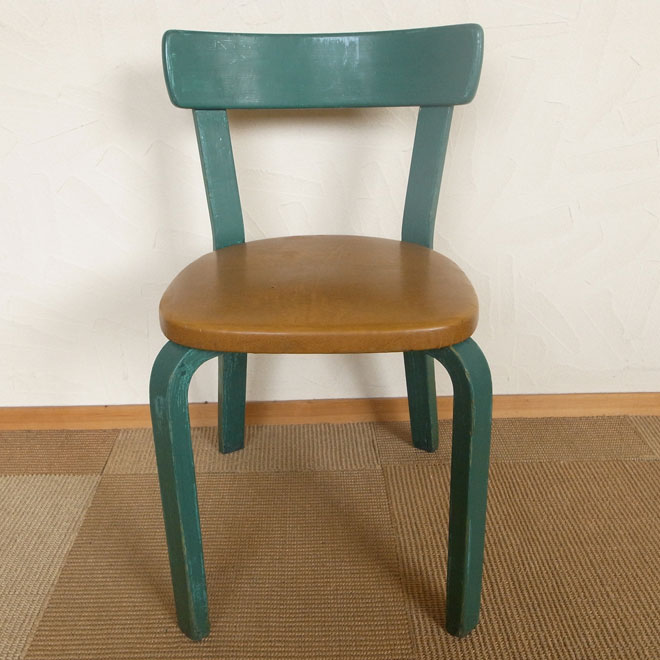 Alvar Aalto / アルヴァ・アアルト アルテック No.69 ダイニングチェア【バーチ】 北欧ビンテージ家具 サブ画像1