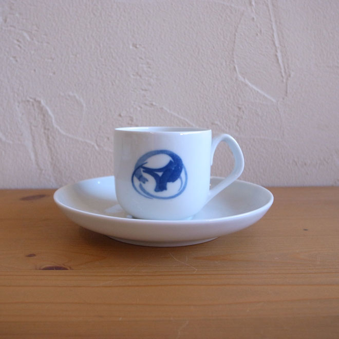 Henning Koppel / ヘニング・コッペル B&G Blue Koppel / ブルーコッペル デミタス カップ&ソーサー 北欧ビンテージ雑貨 メイン画像