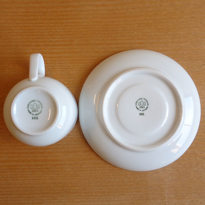 Henning Koppel / ヘニング・コッペル B&G ブルーコッペル コーヒーカップ＆ソーサー サブ画像3