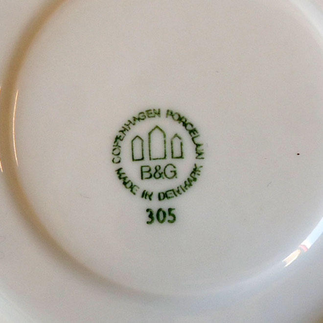 Henning Koppel / ヘニング・コッペル B&G ブルーコッペル コーヒーカップ＆ソーサー サブ画像4