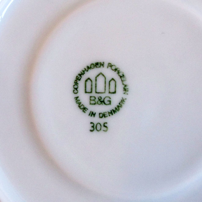 Henning Koppel / ヘニング・コッペル B&G ブルーコッペル コーヒーカップ＆ソーサー サブ画像4