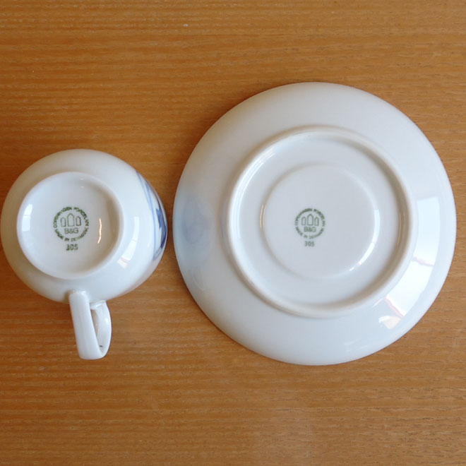 Henning Koppel / ヘニング・コッペル B&G ブルーコッペル コーヒーカップ＆ソーサー サブ画像3