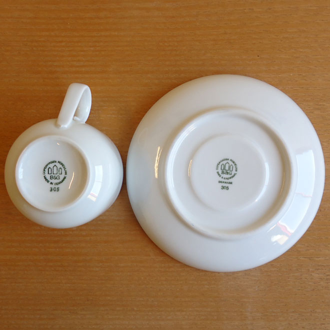 Henning Koppel / ヘニング・コッペル B&G ブルーコッペル コーヒーカップ＆ソーサー サブ画像3