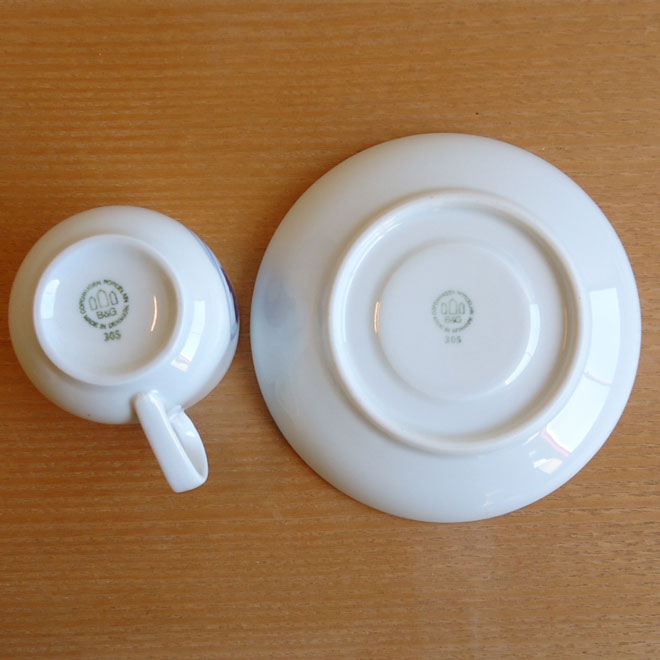 Henning Koppel / ヘニング・コッペル B&G ブルーコッペル コーヒーカップ＆ソーサー サブ画像3