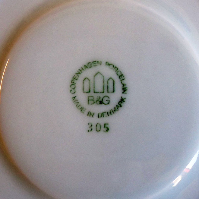 Henning Koppel / ヘニング・コッペル B&G ブルーコッペル コーヒーカップ＆ソーサー サブ画像4