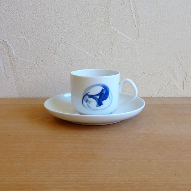 Henning Koppel / ヘニング・コッペル B&G ブルーコッペル コーヒーカップ＆ソーサー メイン画像