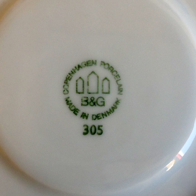 Henning Koppel / ヘニング・コッペル B&G ブルーコッペル コーヒーカップ＆ソーサー サブ画像4