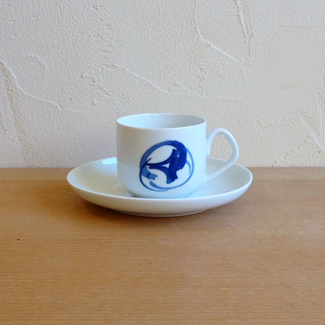 Henning Koppel / ヘニング・コッペル B&G ブルーコッペル コーヒーカップ＆ソーサー メイン画像