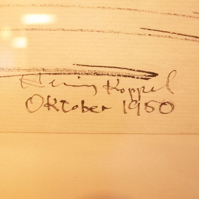 Henning Koppel / ヘニング・コッペル 風景画　1950年 サブ画像1