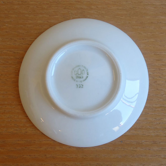 Henning Koppel / ヘニング・コッペル B&G  ホワイトコッペル 豆皿【9.5cm】 サブ画像3
