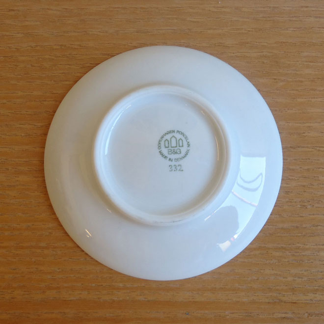 Henning Koppel / ヘニング・コッペル B&G  ホワイトコッペル 豆皿【9.5cm】 サブ画像3