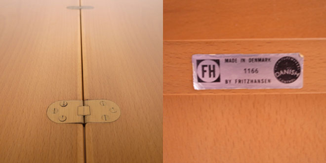 Borge Mogensen / ボーエ・モーエンセン フリッツ・ハンセン  Tremmeテーブル【ビーチ】 サブ画像4