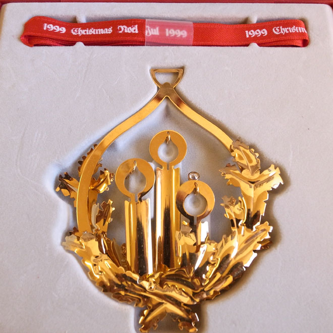 ジョージ・ジェンセン  クリスマスオーナメント【1999年】 サブ画像2