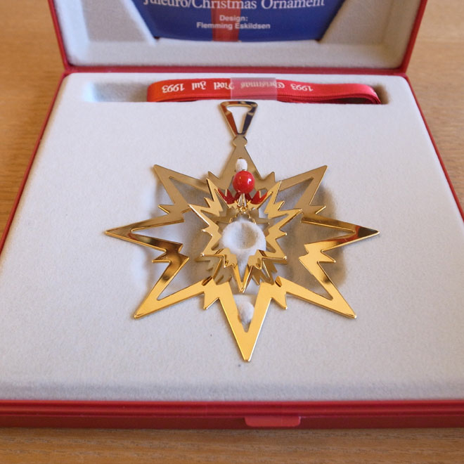 ジョージ・ジェンセン  クリスマスオーナメント【1993年】 サブ画像2