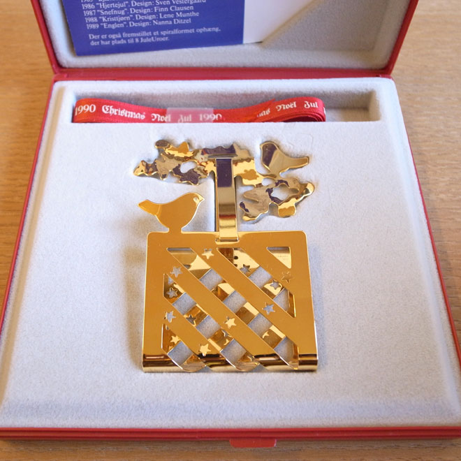 ジョージ・ジェンセン  クリスマスオーナメント【1990年】 サブ画像2