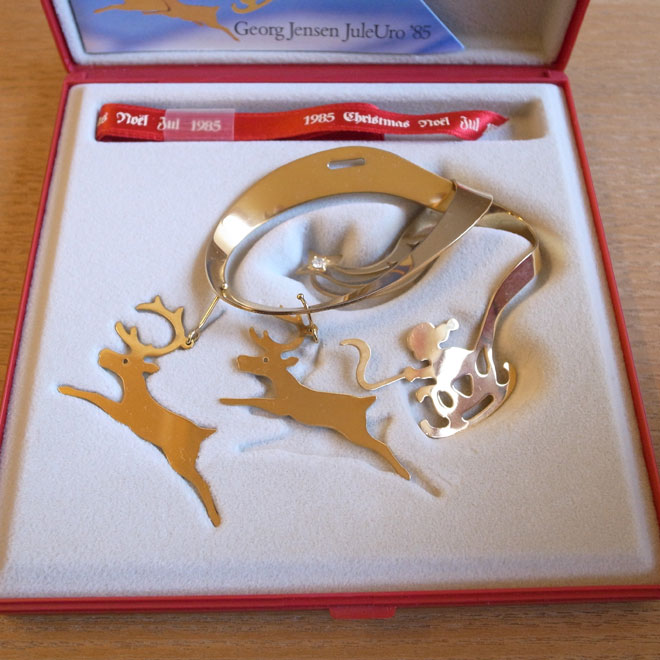 ジョージ・ジェンセン  クリスマスオーナメント【1985年】 サブ画像2