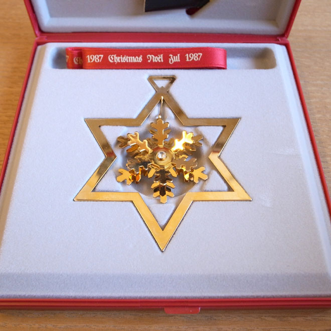 ジョージ・ジェンセン  クリスマスオーナメント【1987年】 サブ画像2