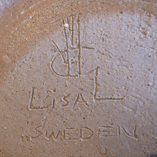 リサラーソン グスタフスベリ 大皿 グスタフスベリ × リサ・ラーソン SIXTEN EDGE LINE プレート Φ24cm