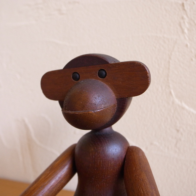 Kay Bojesen / カイ・ボイスン ビンテージ　モンキー【チーク】 北欧ビンテージ雑貨 サブ画像2