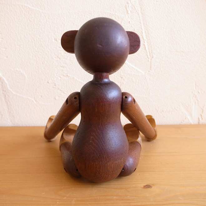 Kay Bojesen / カイ・ボイスン ビンテージ　モンキー【チーク】 北欧ビンテージ雑貨 サブ画像4