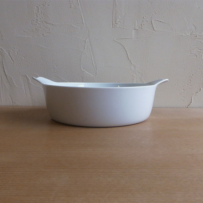 Henning Koppel / ヘニング・コッペル B&G White Koppel / ホワイトコッペル ラージボウル【33×28.5cm】 メイン画像
