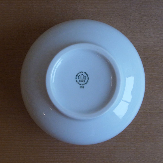 Henning Koppel / ヘニング・コッペル B&G White Koppel / ホワイトコッペル 　ボウル【21ｃｍ】 サブ画像3
