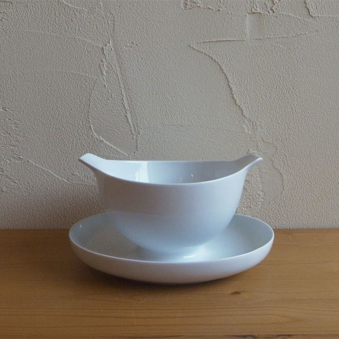 Henning Koppel / ヘニング・コッペル B&G White Koppel / ホワイトコッペル ソースボウル【17×16×9.5cm】 メイン画像