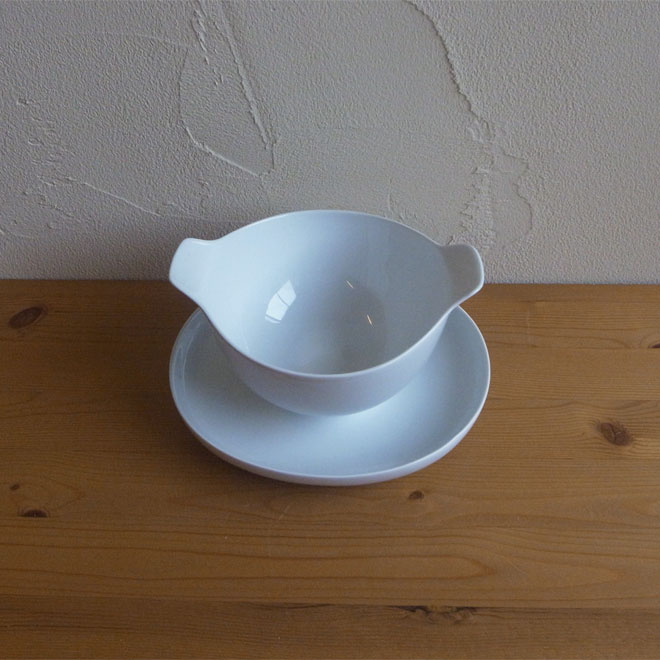 Henning Koppel / ヘニング・コッペル B&G White Koppel / ホワイトコッペル ソースボウル【17×16×9.5cm】 サブ画像1