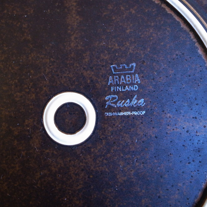 Ulla Procope / ウラ・プロコッペ ARABIA Ruska / ルスカ ディナープレート【25.5ｃｍ】 サブ画像5