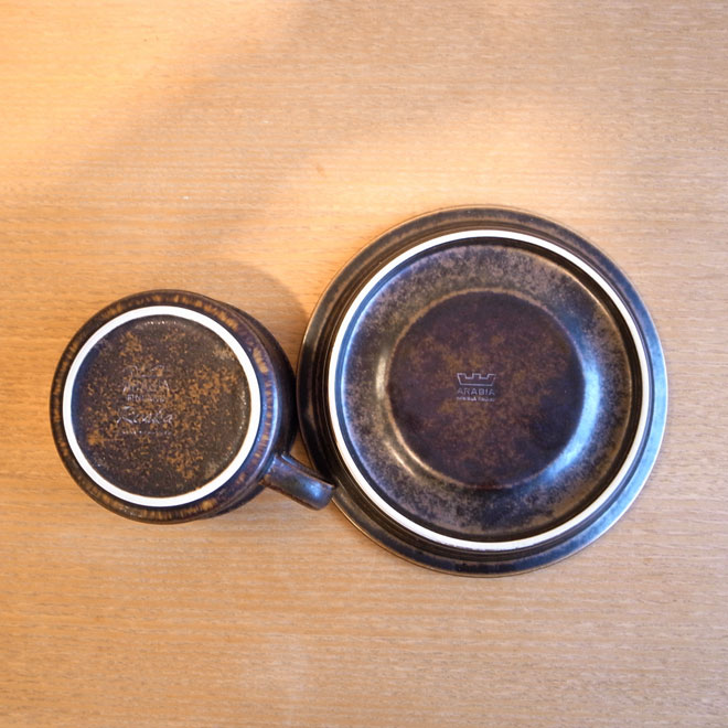 Ulla Procope / ウラ・プロコッペ ARABIA Ruska / ルスカ ティーカップ＆ソーサー サブ画像3