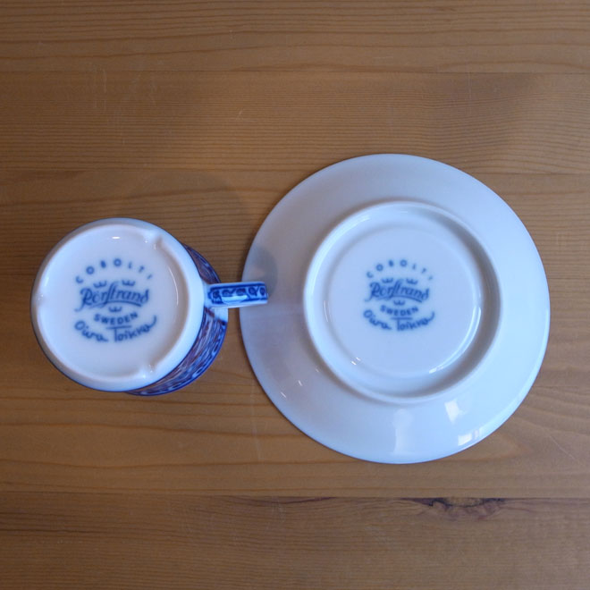 Oiva Toikka / オイバ・トイッカ ロールストランド Cobolti カップ＆ソーサー サブ画像3