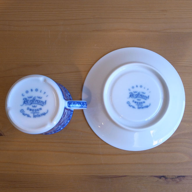 Oiva Toikka / オイバ・トイッカ ロールストランド Cobolti カップ&ソーサー サブ画像3