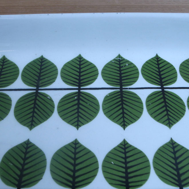 Stig Lindberg / スティッグ・リンドベリ グスタフスベリ Bersa / ベルサ ラージスクエアプレート【32×23cm】 サブ画像9