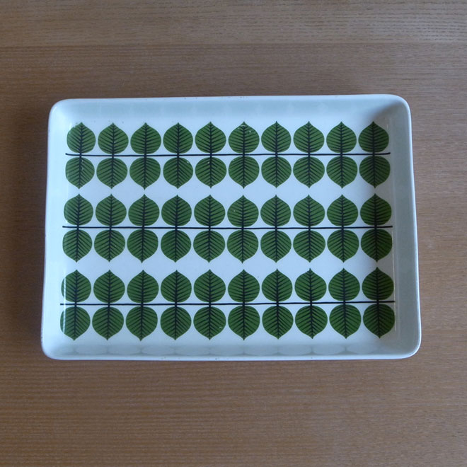 Stig Lindberg / スティッグ・リンドベリ グスタフスベリ Bersa / ベルサ ラージスクエアプレート【32×23cm】 サブ画像2