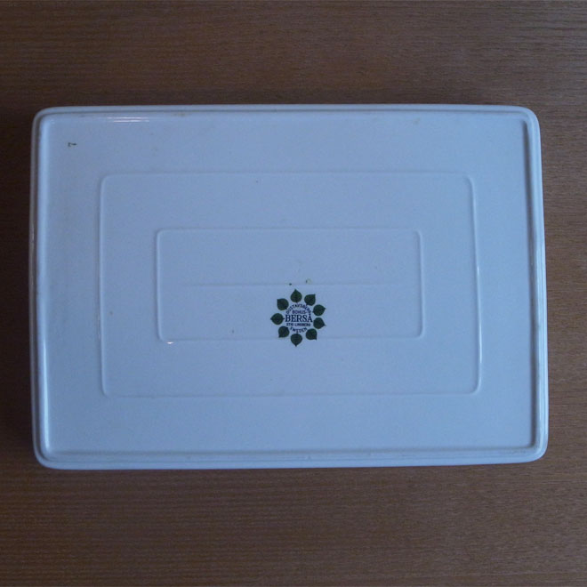 Stig Lindberg / スティッグ・リンドベリ グスタフスベリ Bersa / ベルサ ラージスクエアプレート【32×23cm】 サブ画像3