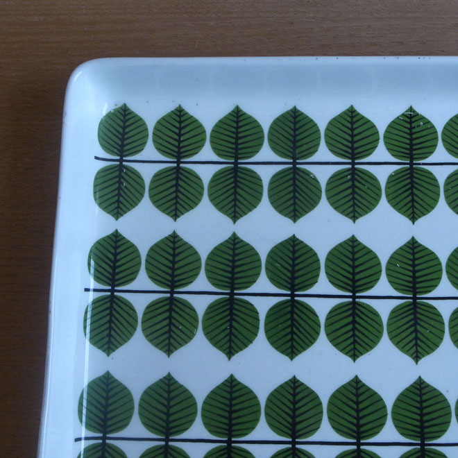 Stig Lindberg / スティッグ・リンドベリ グスタフスベリ Bersa / ベルサ ラージスクエアプレート【32×23cm】 サブ画像5