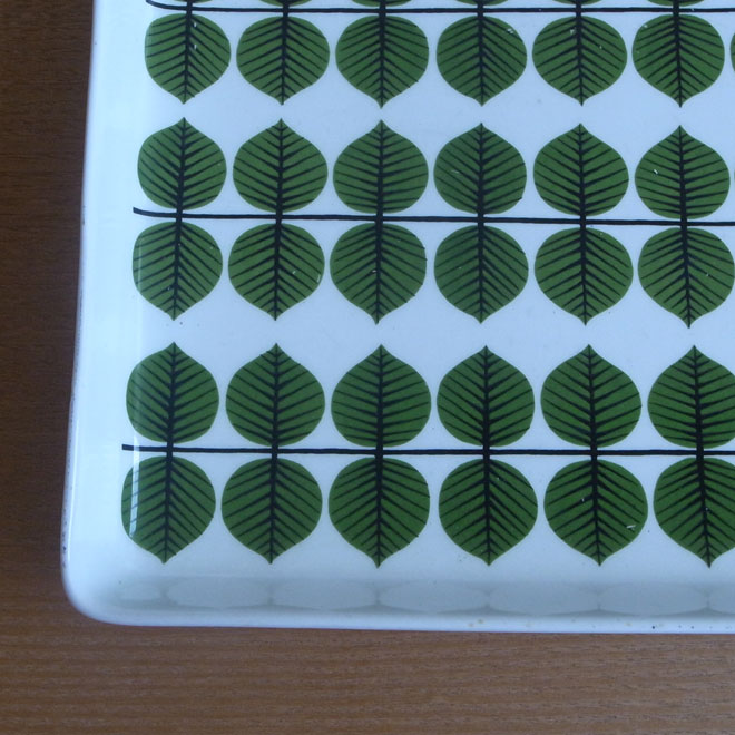 Stig Lindberg / スティッグ・リンドベリ グスタフスベリ Bersa / ベルサ ラージスクエアプレート【32×23cm】 サブ画像6